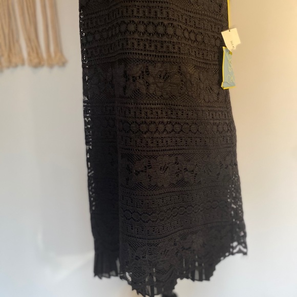 NWT CECE Black Lace Sleeveless Dress size 8P - Picture 4 of 15
